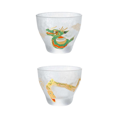 ADERIA Celebratory Zodiac Sake Cup - 90ml [Ochoko/Sake Glass] Made in Japan, Gift Boxed for Birthdays and Special Presents