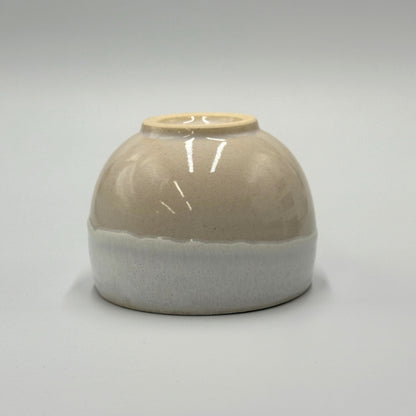 White Karatsu Nagashi (White) Round Bowl Matcha Bowl Hasami Ware Ceramic Bowl Made in Japan chawan
