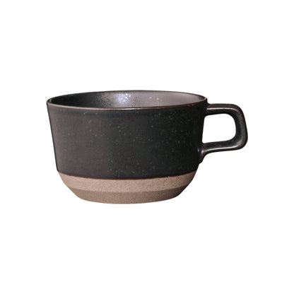 KINTO CLK-151 Wide Mug 400ml Black Microwave and Dishwasher Safe 29528