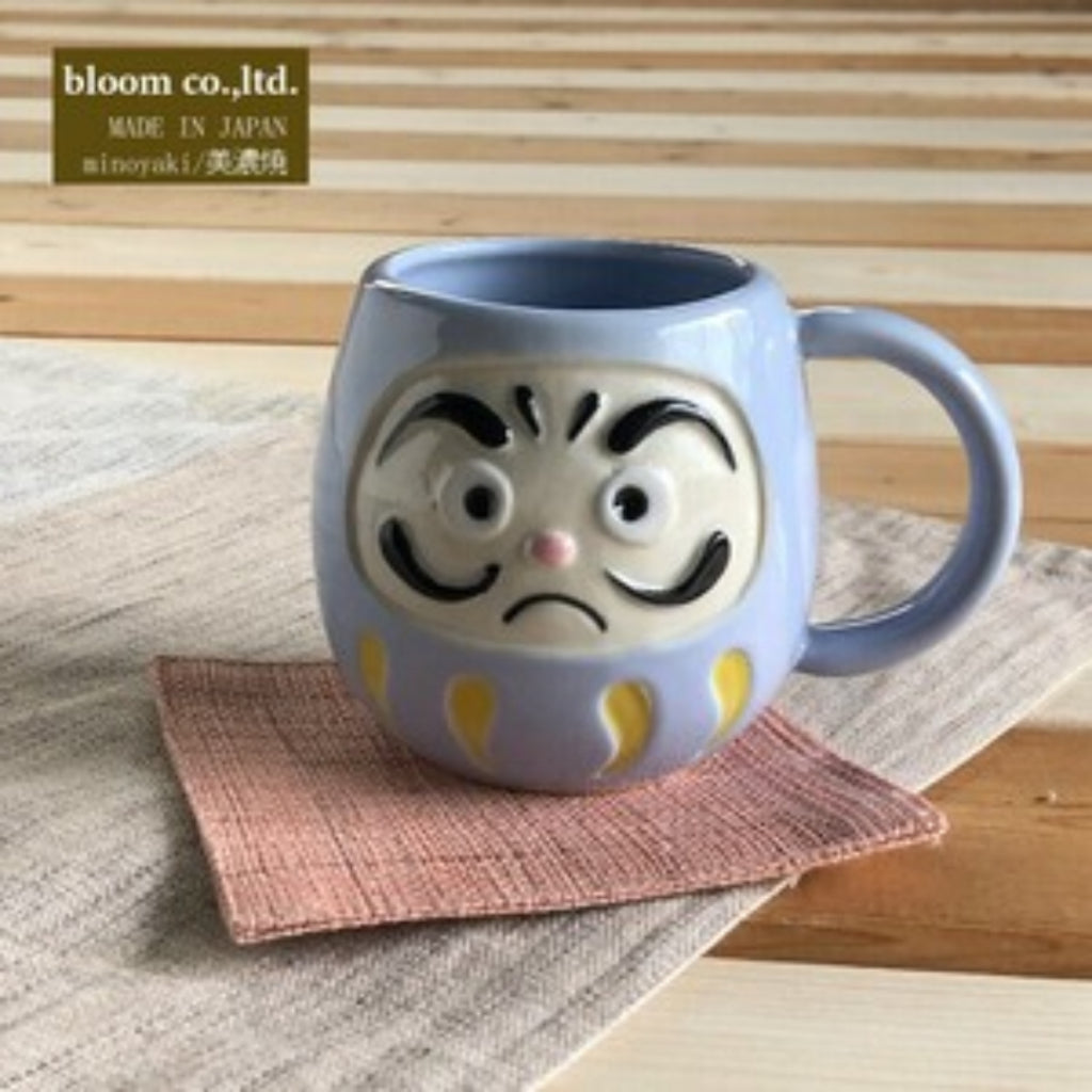 Lucky Daruma Mug Mino Ware Made in Japan 290ml Tea Cup