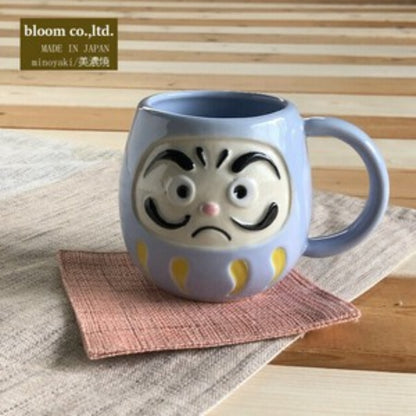 Lucky Daruma Mug Mino Ware Made in Japan 290ml Tea Cup