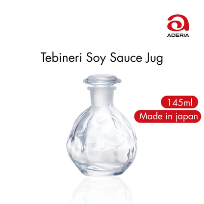 ADERIA Tebineri Soy Sauce Dispenser 145ml Made in Japan Gift Box Included Glass Tabletop Seasoning Container Perfume Bot