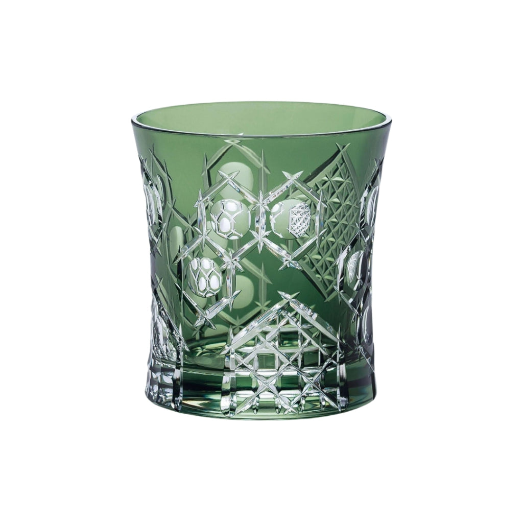 Toyo Sasaki Glass Yachiyo Kiriko Tumbler Kikkō Pattern 280ml Made in Japan Wooden Box Included Rocks Glass Shochu Glass Whiskey Glass Cup Gift Present Gifts for Respect for the Aged Day Father's Day Mother's Day Birthday LS19590SCG-C681