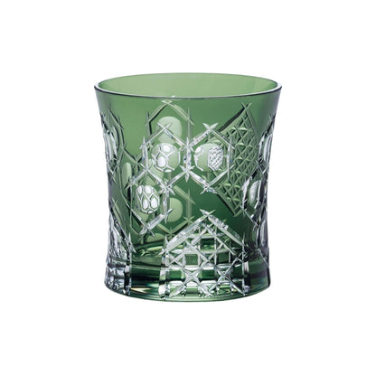 Toyo Sasaki Glass Yachiyo Kiriko Tumbler Kikkō Pattern 280ml Made in Japan Wooden Box Included Rocks Glass Shochu Glass Whiskey Glass Cup Gift Present Gifts for Respect for the Aged Day Father's Day Mother's Day Birthday LS19590SCG-C681