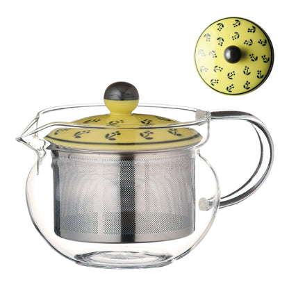 Hasami Porcelain Glass Pot with Super Stainless Steel Infuser - 375ml Capacity