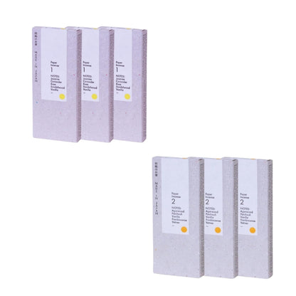 [made in Japan] WASHI INCENSE Variety Set - Aromatic Paper Incense with Clips (30 Sheets Each)