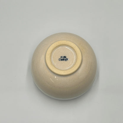White Karatsu Nagashi (White) Round Bowl Matcha Bowl Hasami Ware Ceramic Bowl Made in Japan chawan