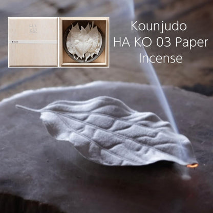 made in japan,
Kounjudo HA KO 03 Paper Incense with 8 Unique Scents (8 Sheets) - Includes Fireproof Mat and Incense Hold
