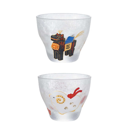 ADERIA Celebratory Zodiac Sake Cup - 90ml [Ochoko/Sake Glass] Made in Japan, Gift Boxed for Birthdays and Special Presents