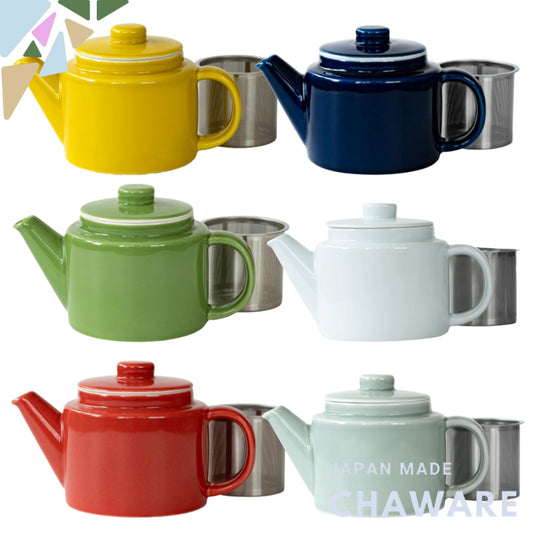 "Common 500ml Stainless Steel Teapot with Infuser - Various Colors"