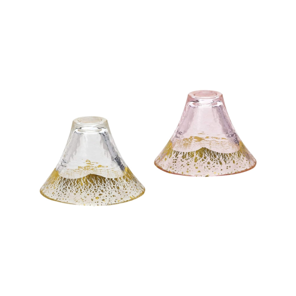 【made in japan】
Toyo Sasaki Glass Cold Sake Glass Set, Shofuku Cup, Mt. Fuji Cold Sake Cups, Made in Japan, Pink & Clear, 65ml, 2 pieces G636-T73, Size / Diameter 7.6cm × Height 5.3cm, Maximum Diameter 7.6cm.