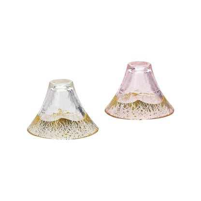 【made in japan】
Toyo Sasaki Glass Cold Sake Glass Set, Shofuku Cup, Mt. Fuji Cold Sake Cups, Made in Japan, Pink & Clear, 65ml, 2 pieces G636-T73, Size / Diameter 7.6cm × Height 5.3cm, Maximum Diameter 7.6cm.