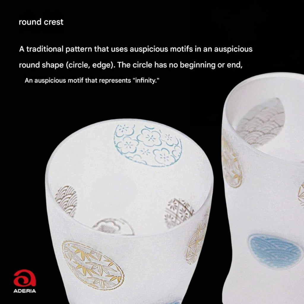 ADERIA Beer Glass Premium Round Pattern Beer M Pair Set 310ml Made in Japan Gift Box Stylish Craft Pilsner Gift for Women Mother's Day Tableware Father's Day Couples Men Housewarming Celebration Wedding Greeting Retirement Birthday Present Anniversary Gif