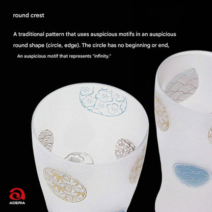 ADERIA Beer Glass Premium Round Pattern Beer M Pair Set 310ml Made in Japan Gift Box Stylish Craft Pilsner Gift for Women Mother's Day Tableware Father's Day Couples Men Housewarming Celebration Wedding Greeting Retirement Birthday Present Anniversary Gif
