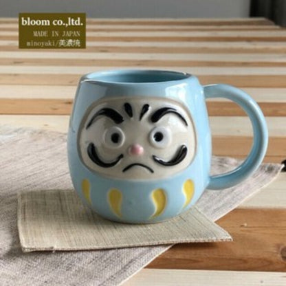 Lucky Daruma Mug Mino Ware Made in Japan 290ml Tea Cup