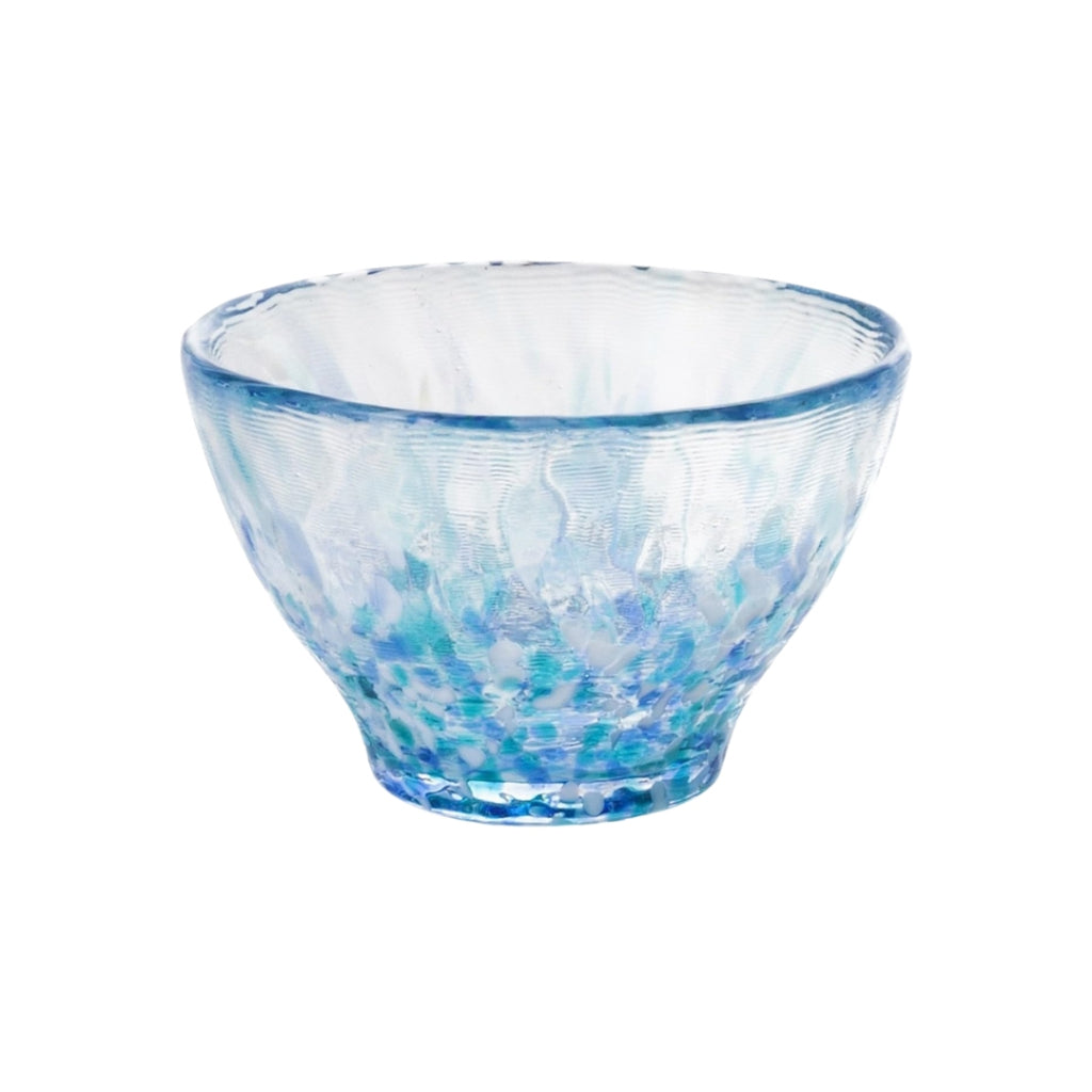 ADERIA Tsugaru Glass Sake Cup Hydrangea 85ml Made in Japan Gift Boxed Ochoko Guinom Glass for Sake Cold Sake Stylish Gift for Women Mother’s Day Father’s Day Couples Men Housewarming Wedding Greeting Visits Small Retirement Present Birthday Gift F49783