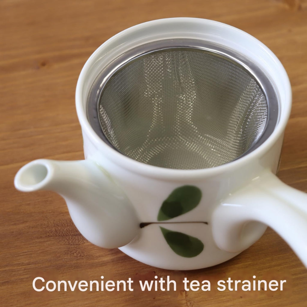 Elegant Lightweight Japanese Teapot with Infuser - Hasami Porcelain in Various Designs
