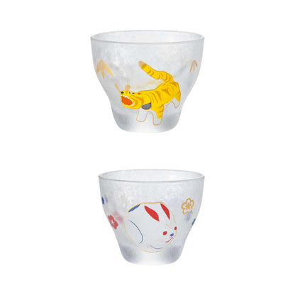 ADERIA Celebratory Zodiac Sake Cup - 90ml [Ochoko/Sake Glass] Made in Japan, Gift Boxed for Birthdays and Special Presents