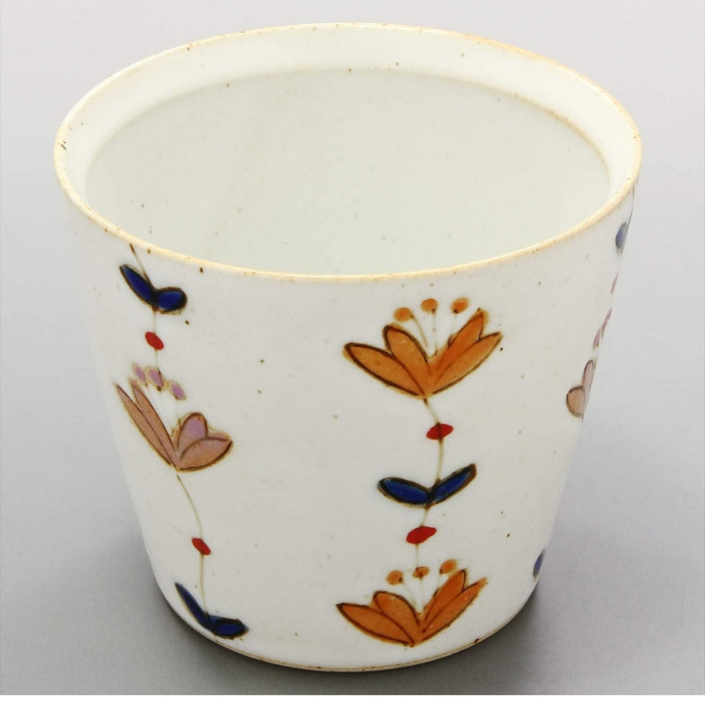 Hasami Porcelain Sweet Flower Shape Cup - Red