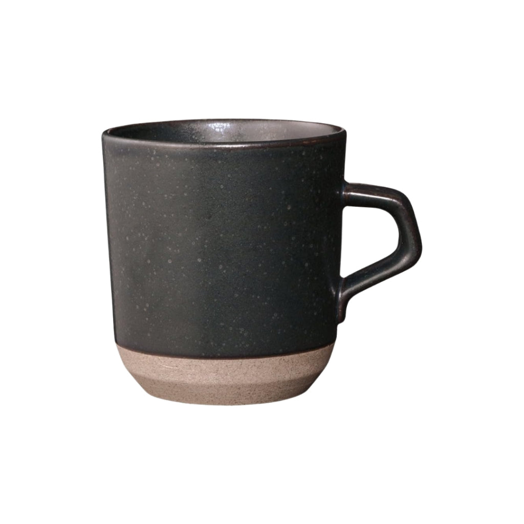 KINTO CLK-151 Large Mug 410ml Black, Microwave and Dishwasher Safe, Model 29520