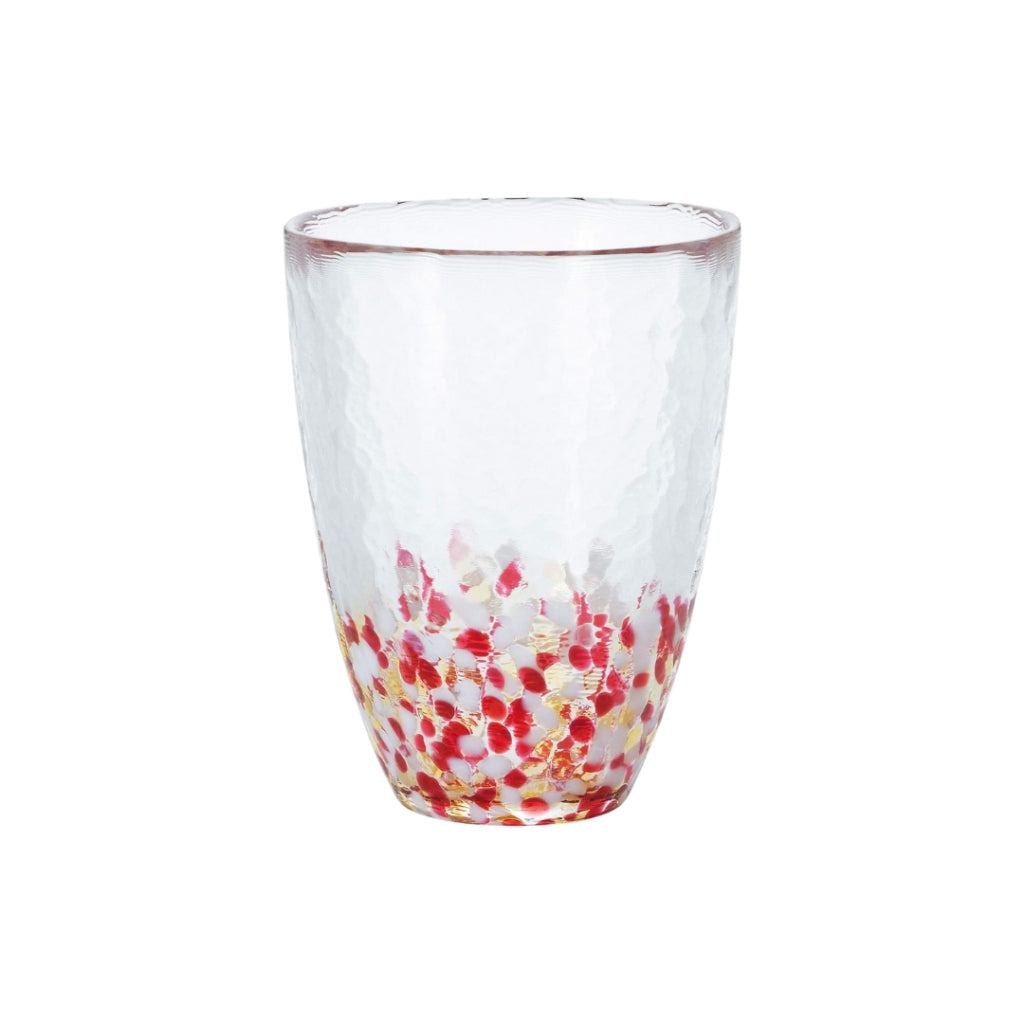ADERIA Tsugaru Vidro Akaringo Tumbler 300ml Made in Japan, Gift Box Included, Glass