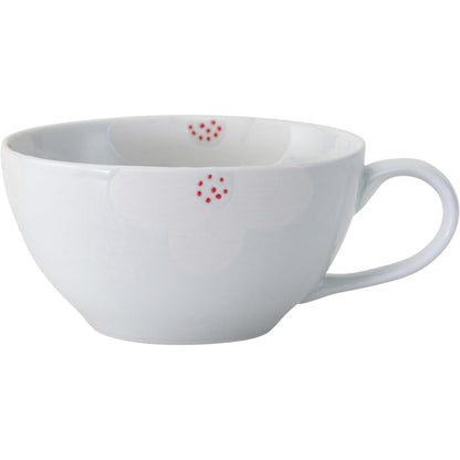 Hasami Porcelain Large Mug - Botanical Design, Approximately 400ml Capacity