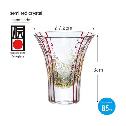 【made in japan】
Higashi-Yon Sasaki Glass Edo Glass Yachiyo Kiln Sake Cup Hanami Sake 85ml Made in Japan Sake Glass Glass Cup Gift Present Father's Day Mother's Day Birthday 10360