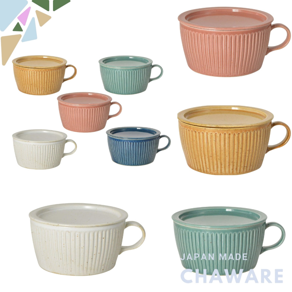 Hasami Ware Covered Soup Cup Collection