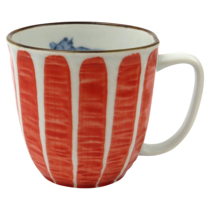 Hasami Porcelain Takayama Brush Stroke Water Design Mug and Teapot Set