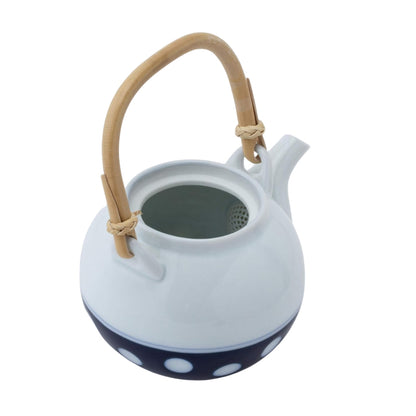 Polka Dot Pattern Medium Teapot - Hasami and Arita Ware Collection