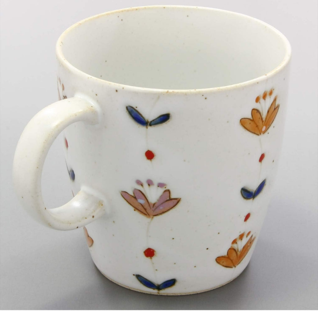 Hasami Porcelain Sweet Flower Shape Cup - Red
