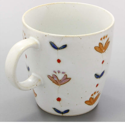 Hasami Porcelain Sweet Flower Shape Cup - Red