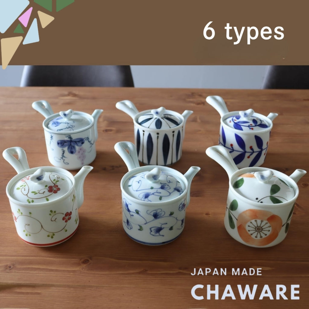 Elegant Lightweight Japanese Teapot with Infuser - Hasami Porcelain in Various Designs