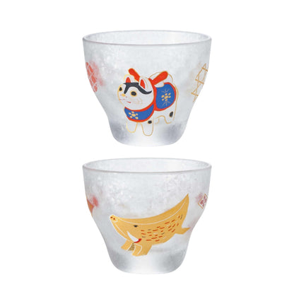 ADERIA Celebratory Zodiac Sake Cup - 90ml [Ochoko/Sake Glass] Made in Japan, Gift Boxed for Birthdays and Special Presents