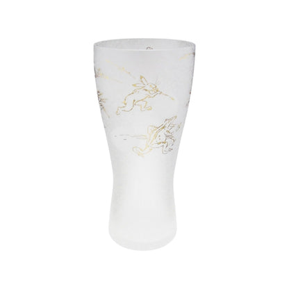 ADERIA Beer Glass, "Chojugiga" Design, 310ml [Premium Japan Taste / Beer Mug / Beer Glass] Made in Japan, Gift Box Included, Perfect for Birthdays and Gifts, Model Number 6596.