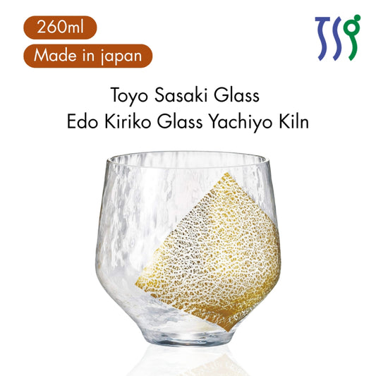 【made in japan】
Toyo Sasaki Glass Edo Glass Yachiyo Kiln Free Glass 260ml Made in Japan Rock Glass Tumbler Glass Cup Sak