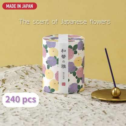 Kameyama Waka no Miyabi 10-Minute Sticks, approximately 70g,about 240 pieces.Incense with low smoke.