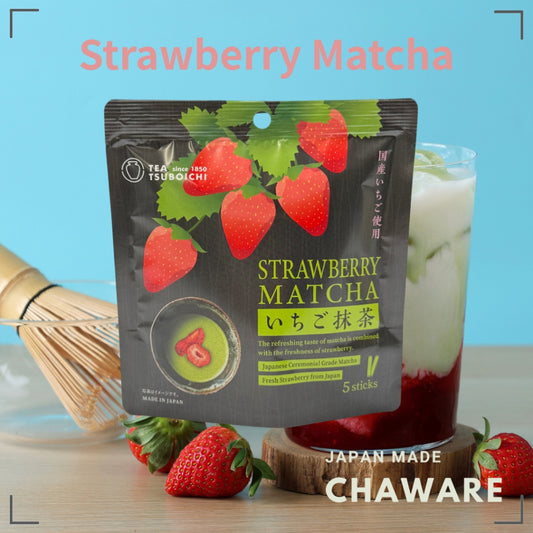 Tsuboichi Seicha Honpo Strawberry Matcha Sticks 50g (5p) Made in Japan