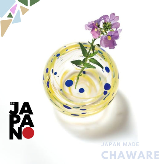 ADERIA Tsugaru Vidro Decorative Temari Starry Night Single Flower Vase Made in Japan in Gift Box