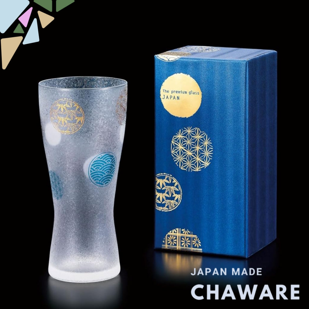 ADERIA The Premium Nippon Taste Premium Round Pattern Beer Glass M 310ml 6593