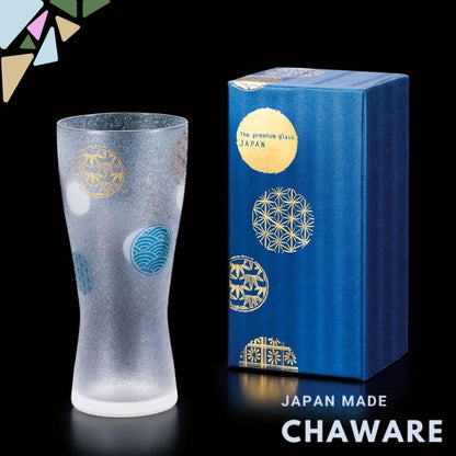 ADERIA The Premium Nippon Taste Premium Round Pattern Beer Glass M 310ml 6593