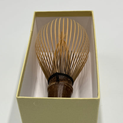 Japanese made bamboo whisk, black bamboo, Nakaaraho, Takayama chasenFor strong tea,chikumeido