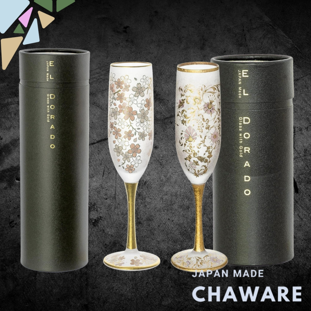 【made in japan】
Elegant Japanese Made Champagne Flute Gift Set