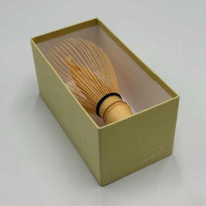 Japanese-made bamboo matcha whisk, Chikumidou, Shin Kazuho, Shiratake, Urasenke, Takayama Chasen