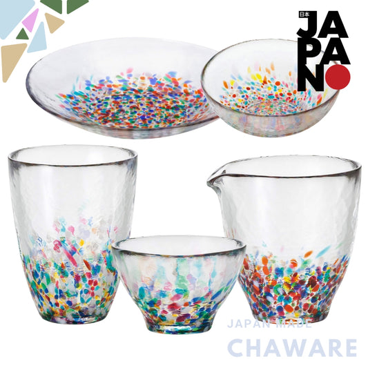ADERIA Tsugaru Vidro Nebuta Glassware Collection - Made in Japan