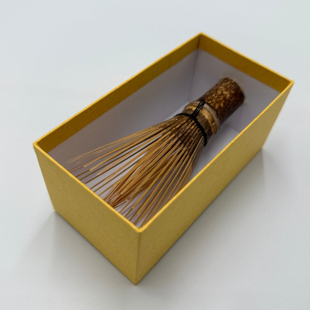 Tea whisk for thick tea, Kankyuan (Mushakoji Senke style) by Yasaburo Tanimura from Suikaen, Takayama, Nara