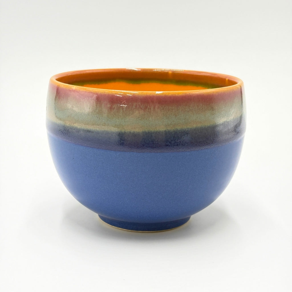 Hasami Ware Matcha Bowl Ruri Marron Nagashi Japanese Tea Ceremony Chawan 2026 New
