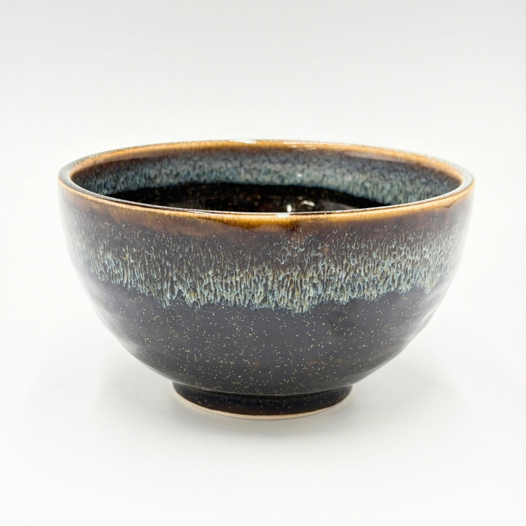 Japanese Matcha Bowl Amanogawa Brown Unofu Glaze Chawan  | Made in Japan 2026 New
