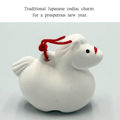 Lucky Zodiac Figurine 2026 – Horse Bell Ornament “Fukuju Umanari” for Good Fortune & Prosperity, Japanese-Style Gift