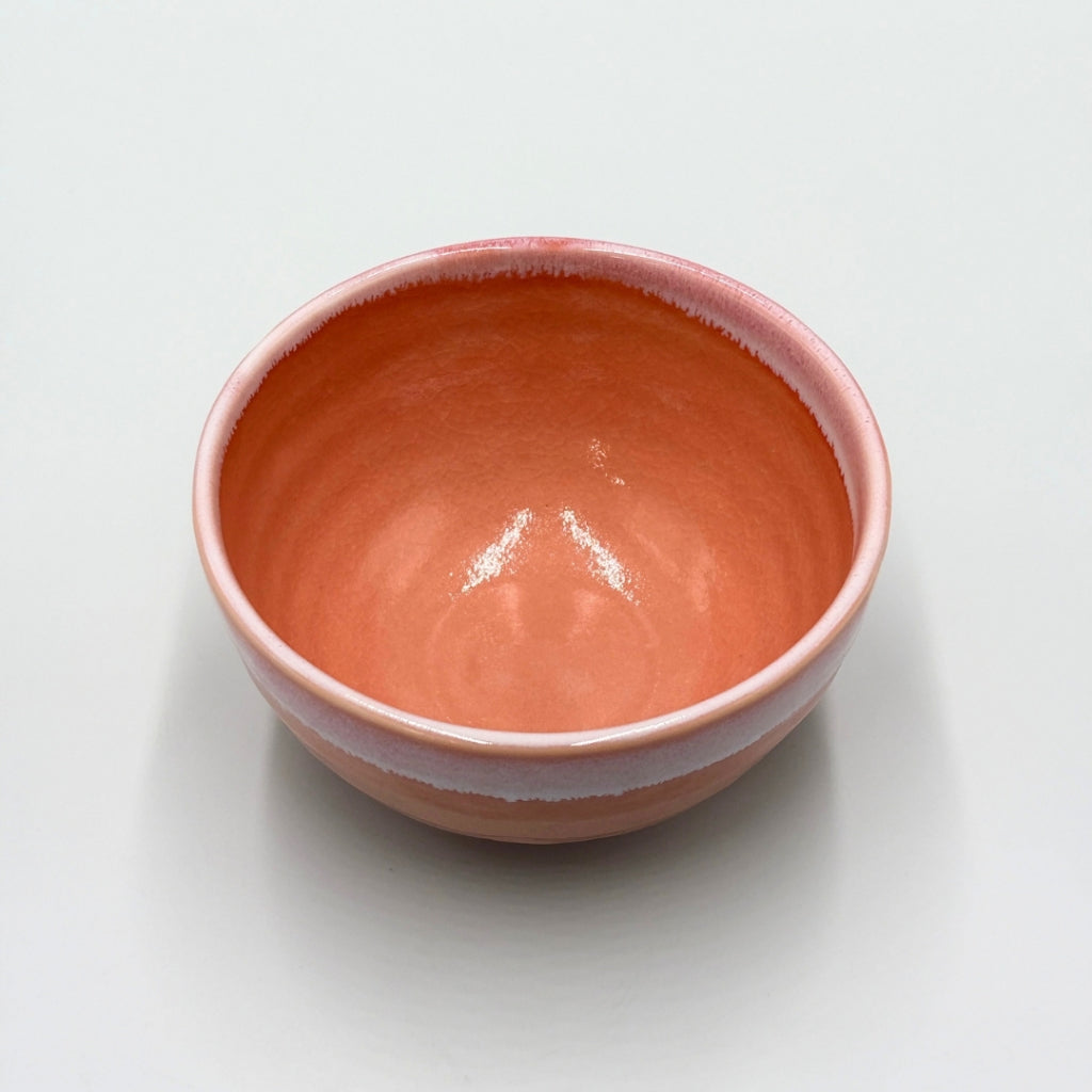 Japanese Matcha Bowl Pink Crackle Glaze Unofu Chawan Tsuchimoto Ceramic Tea Ceremony 2026 New